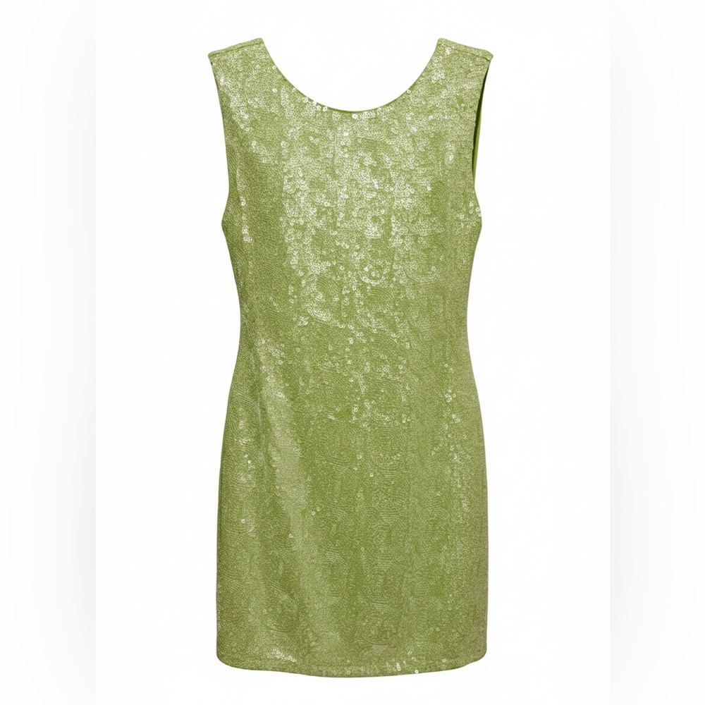 Alice + Olivia Moss Sequin Dress Size 4 Style C301632532 IMPERFECT (please read)